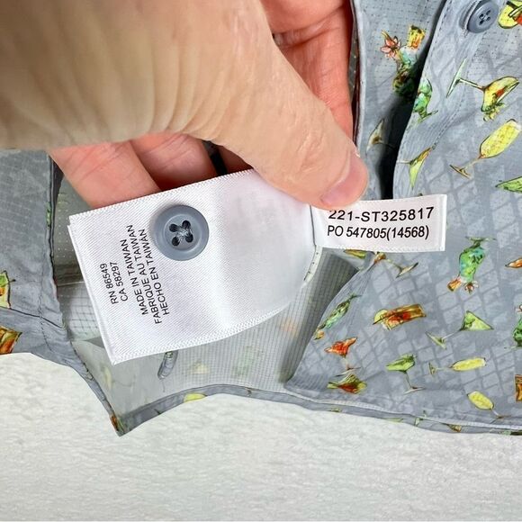 Tommy Bahama Island Zone Coast Cocktail Hour Hawaiian Shirt Sz XL Casusl Party - Picture 13 of 15